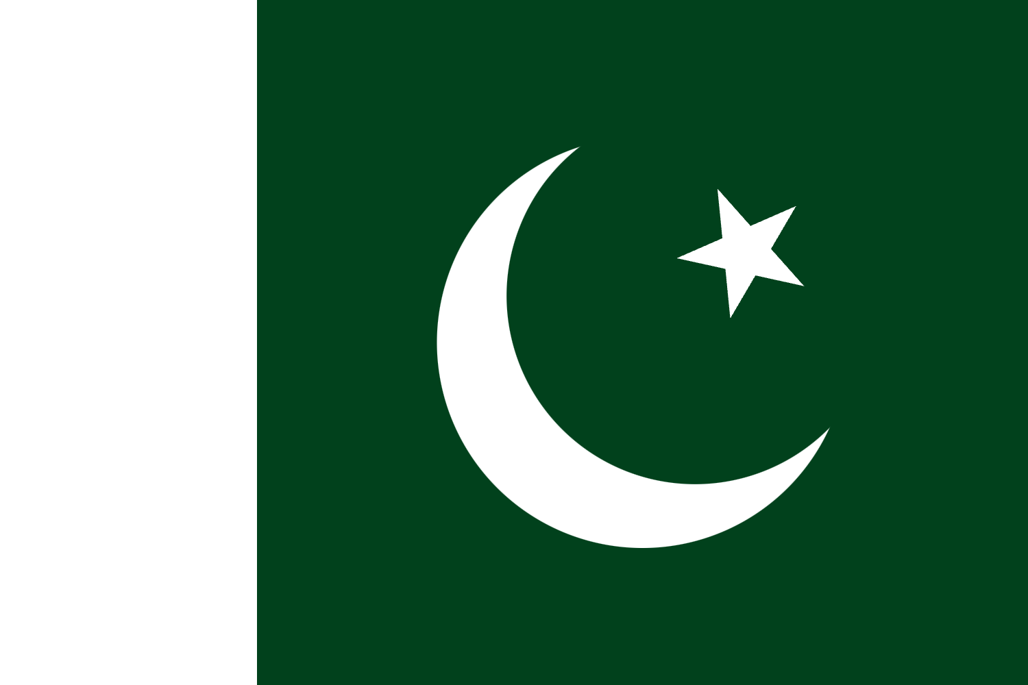 The Flag of Pakistan